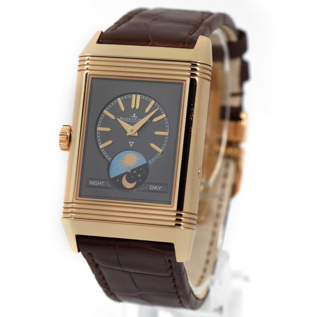 Mint Jaeger Lecoultre Reverso Duoface Tribute Moon Q Rose