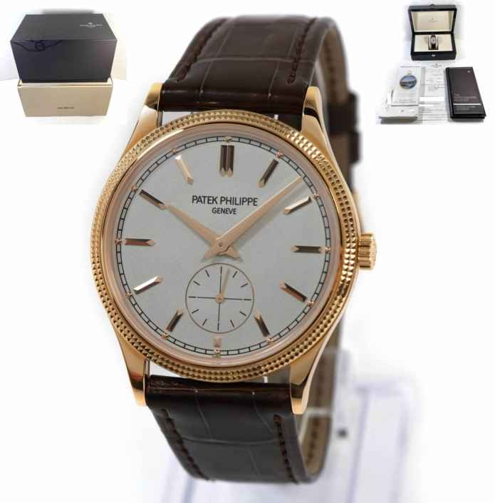 Patek Philippe Calatrava R Mm Silver Dial K Rose Gold Box