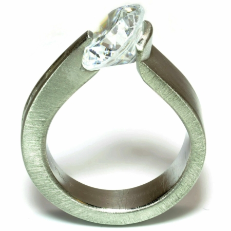 Bunz Tension Diamond Engagement Semi Mount Ring