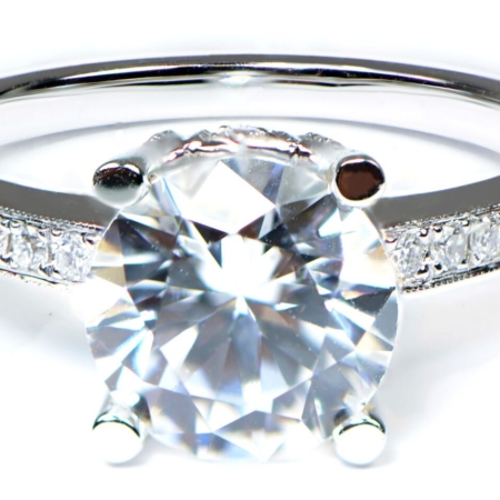 Classic Diamond Engagement Semi Mount Ring