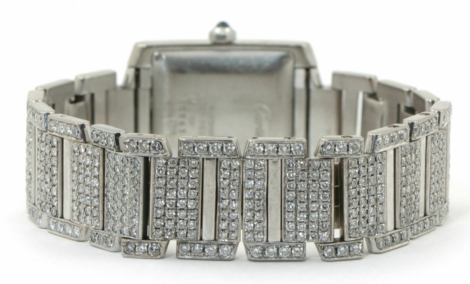 Reference 2366 Tank Française  A white gold and diamond-set