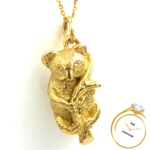 Koala-Animal-Pendant-9k-Yellow-Gold-Charm-101-Grams-113227319297