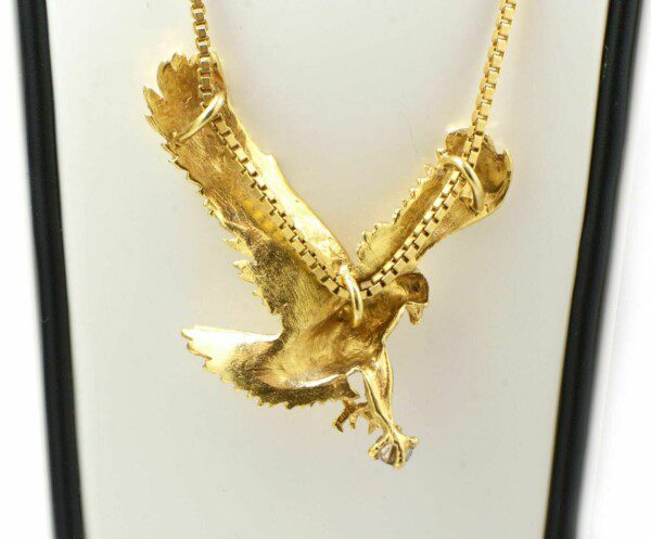 Philadelphia Eagles Pendant, 14K White - The GLD Shop