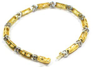 Atlas-Tennis-Bracelet-14k-Yellow-White-Gold-84ct-GSI-148-Grams-113233523301-3