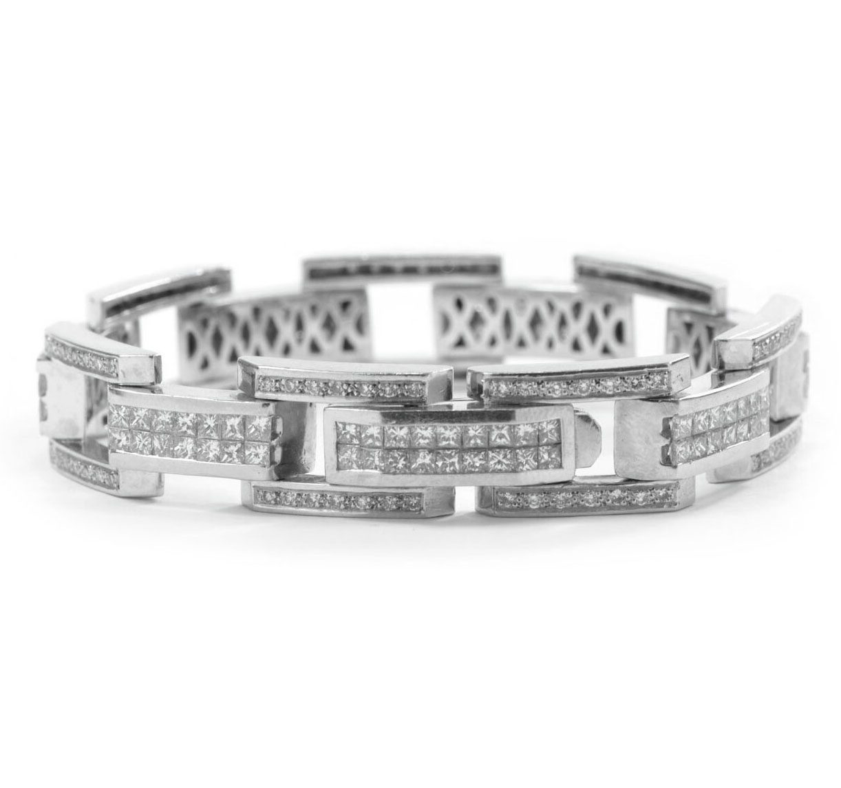 Platinum Three Link Cuban Bracelet – House of Devam