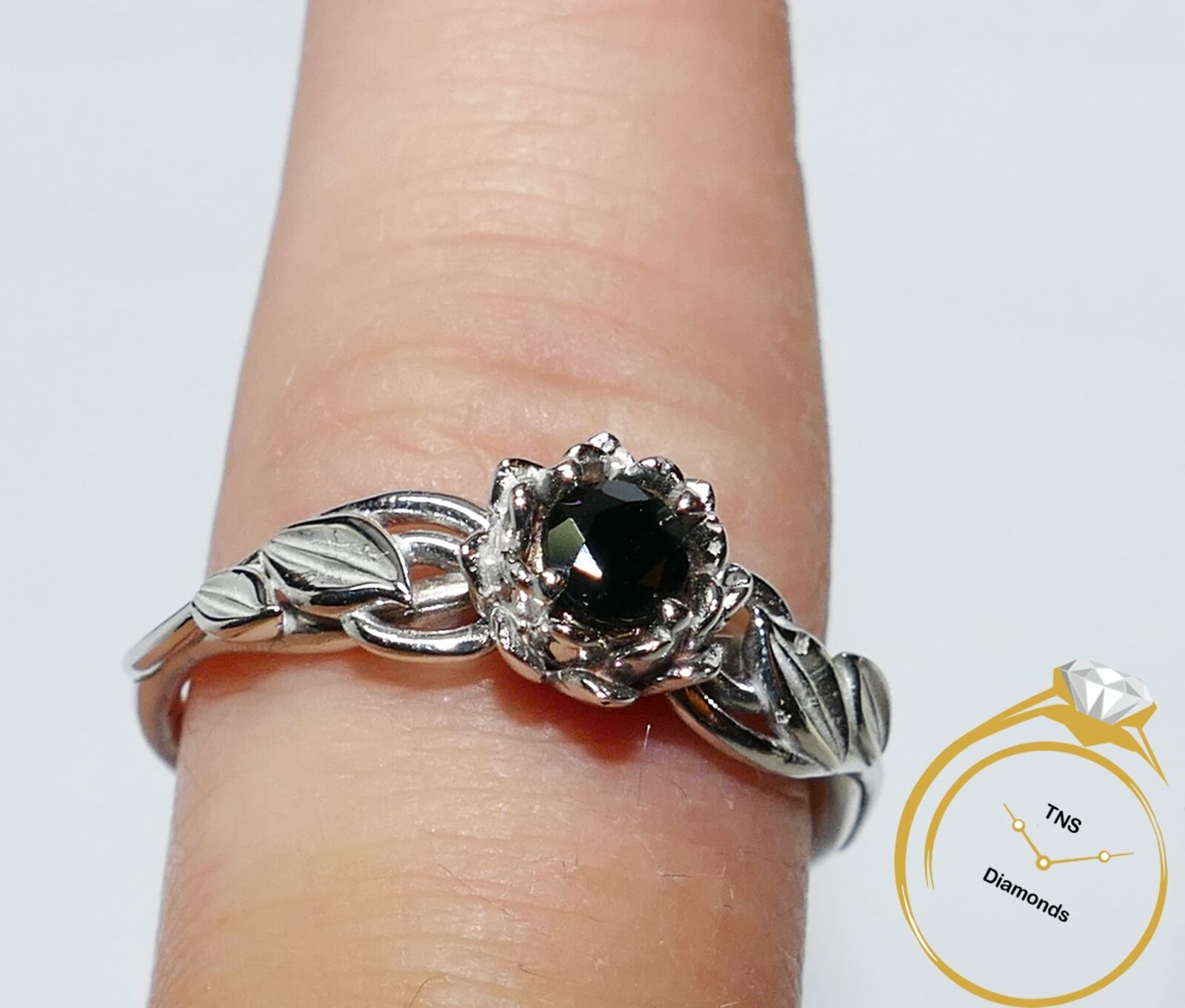 Loving this 6.47 CTW black sapphire diamond halo ring 🖤🤍💙  @pete_the_jeweler @lizadiamonds @jewels_by_terri @veronicaroller 🖤🤍💙 # diamondring... | By Salvatore and Co.Facebook