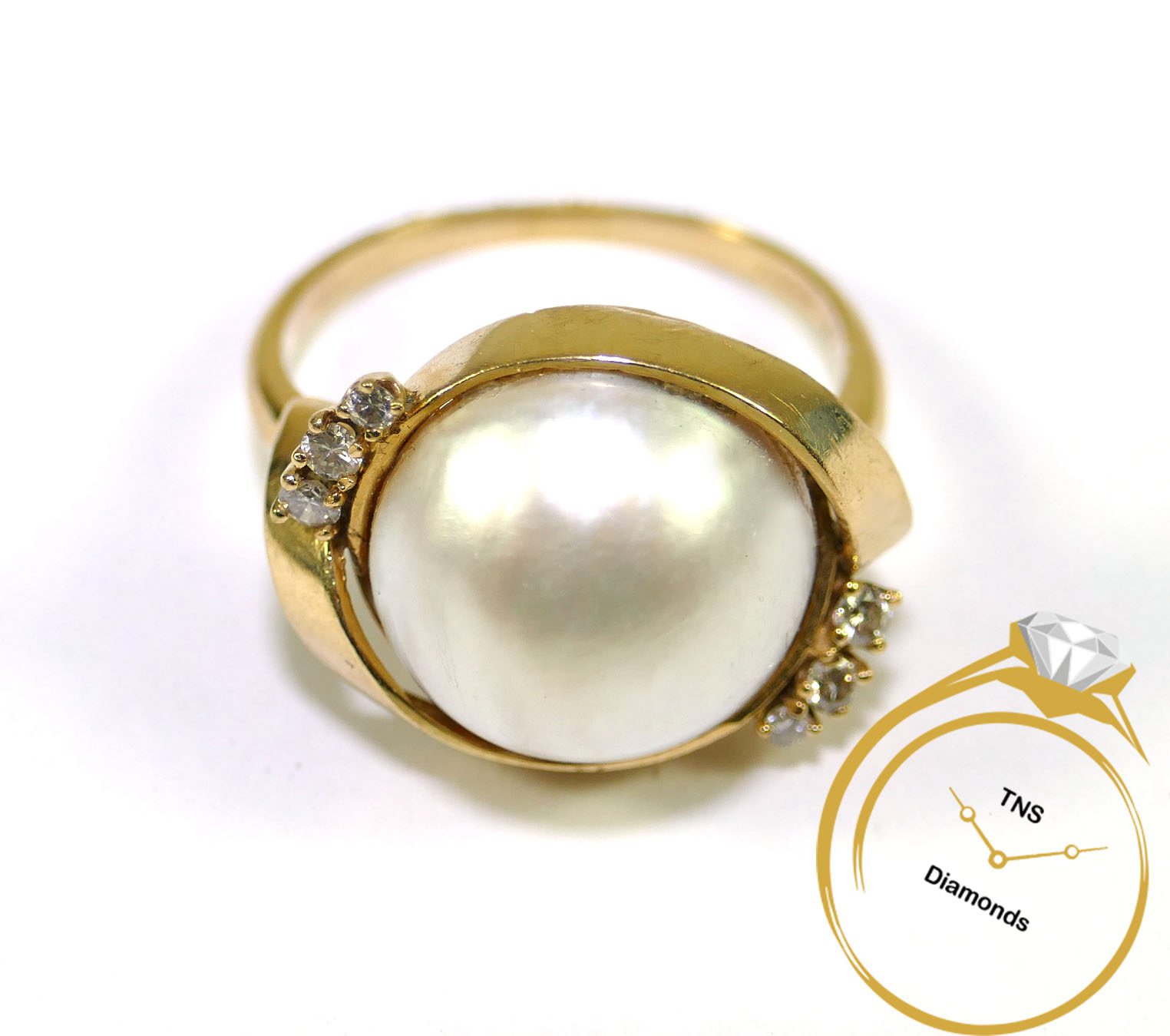 6 Carats - 9.6 Ratti genuine south sea pearl for astrology ring