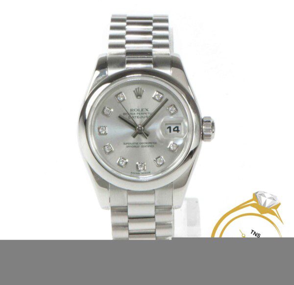 Rolex Lady Platinum President Datejust 26mm 179166