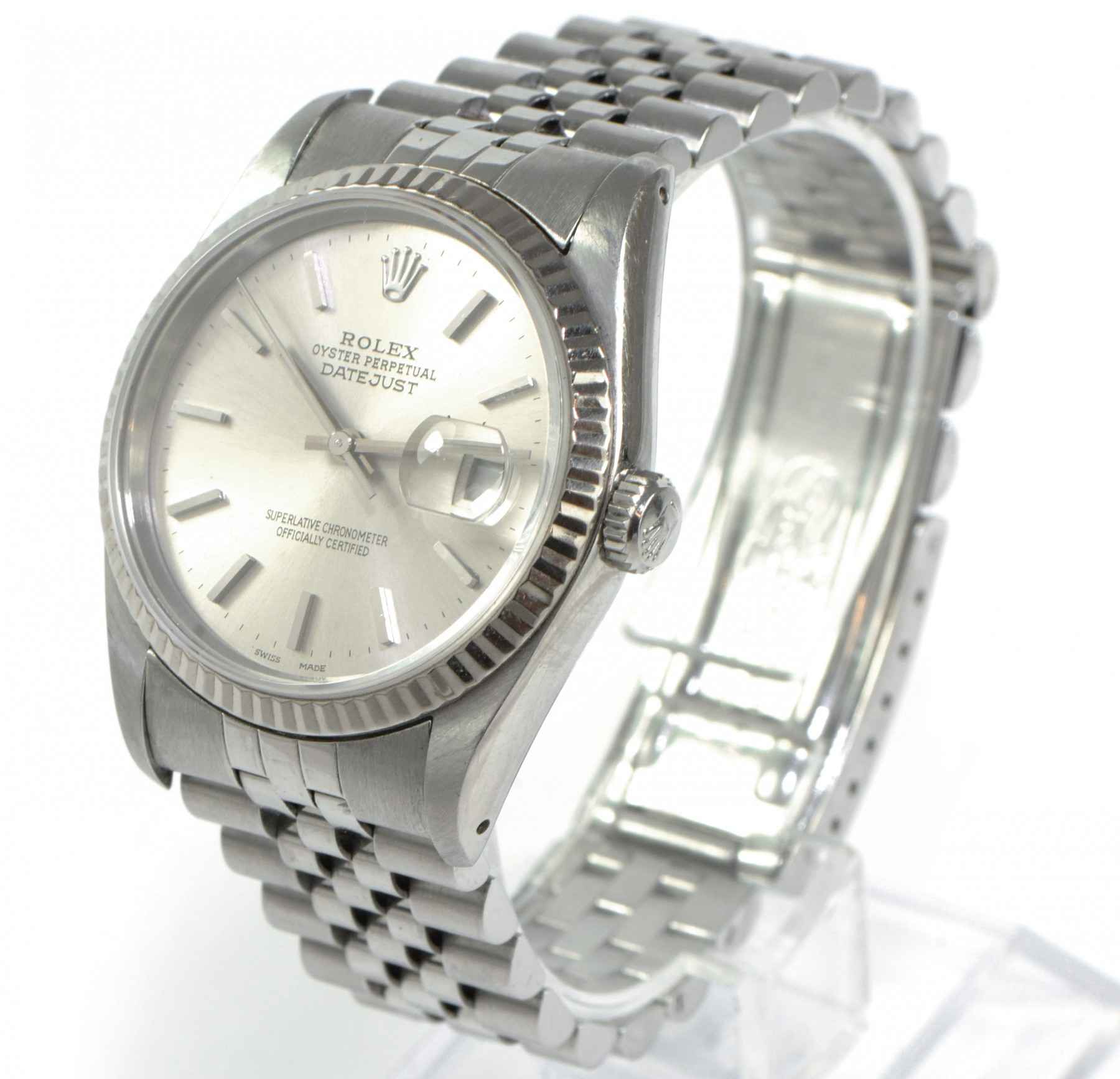 Rolex Oyster Perpetual Datejust 16234 Stainless Steel 36mm S Serial