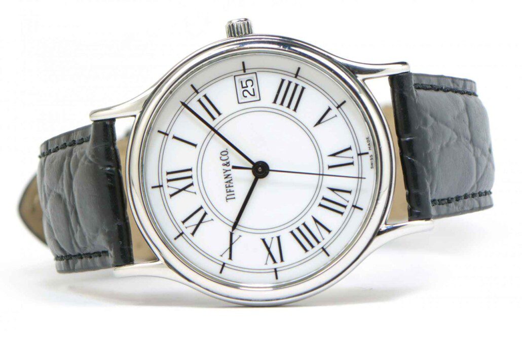 Tiffany & Co 33mm Stainless Steel Portfolio Quartz Watch