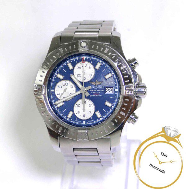 breitling colt chrono blue