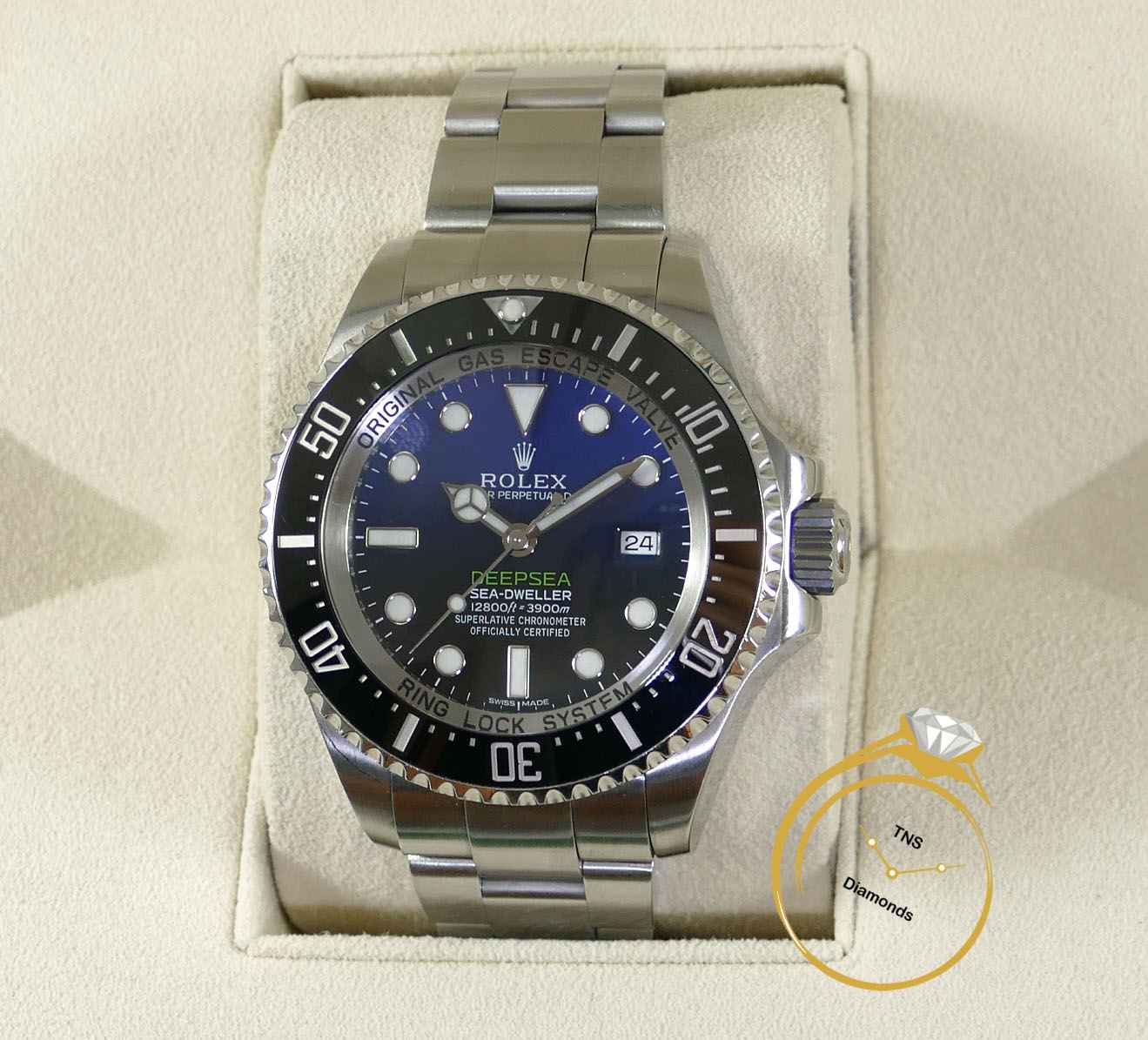 Rolex James Cameron Sea-Dweller Deepsa 116660 44mm D-Blue Band Box ...