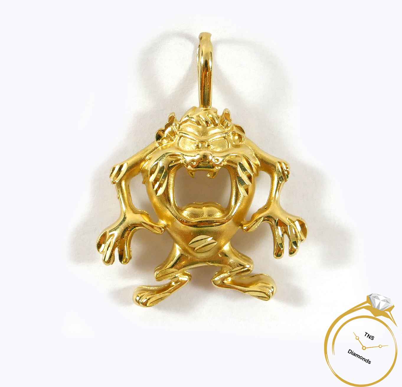 14K Gold Pendant - authentic Tasmanian Devil