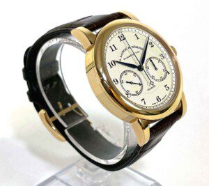 A. Lange Sohne 1815 Chronograph 402.032 18k Yellow Gold 39.5mm