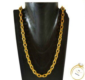 22kt Male Thick Golden Chain For Men, Approx 27-28 Gm, Packaging Type: Box