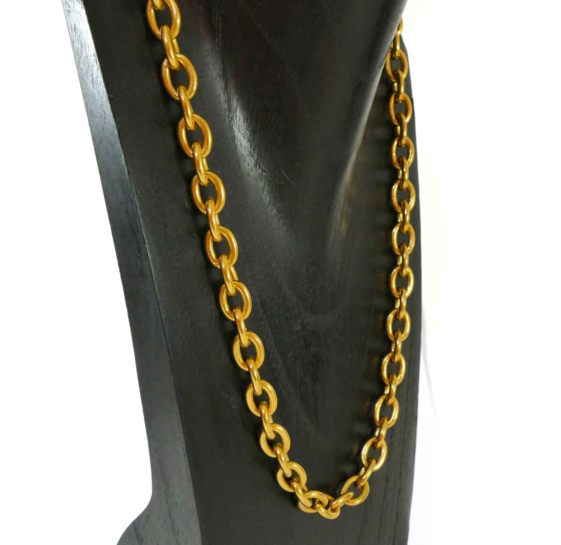 22kt Male Thick Golden Chain For Men, Approx 27-28 Gm, Packaging Type: Box