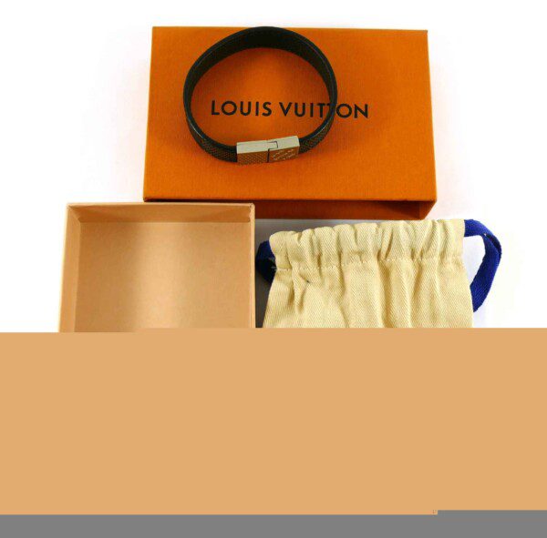 Louis Vuitton Brown Damier Ebene Pull It Bracelet Louis Vuitton