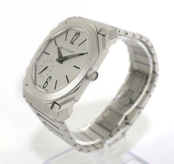 Bvlgari Octo Finissimo Silver Dial 40mm 103011 Bulgari Box Papers | TNS  Diamonds Philadelphia