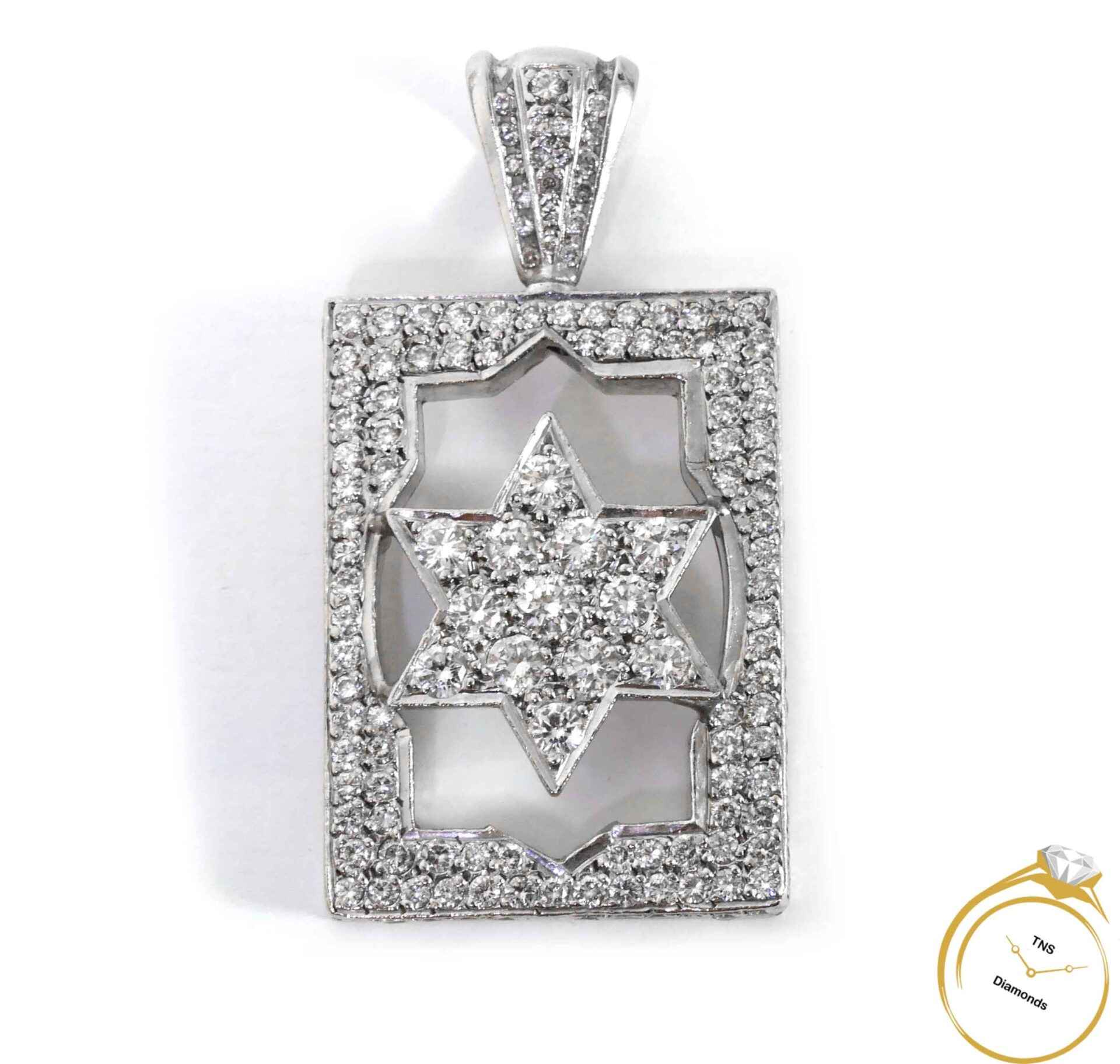 Amazon.com: Jewish Jewelry by FDJ Dazzling Diamond Star of David in 14k  Rose Gold Pendant Necklace, 16