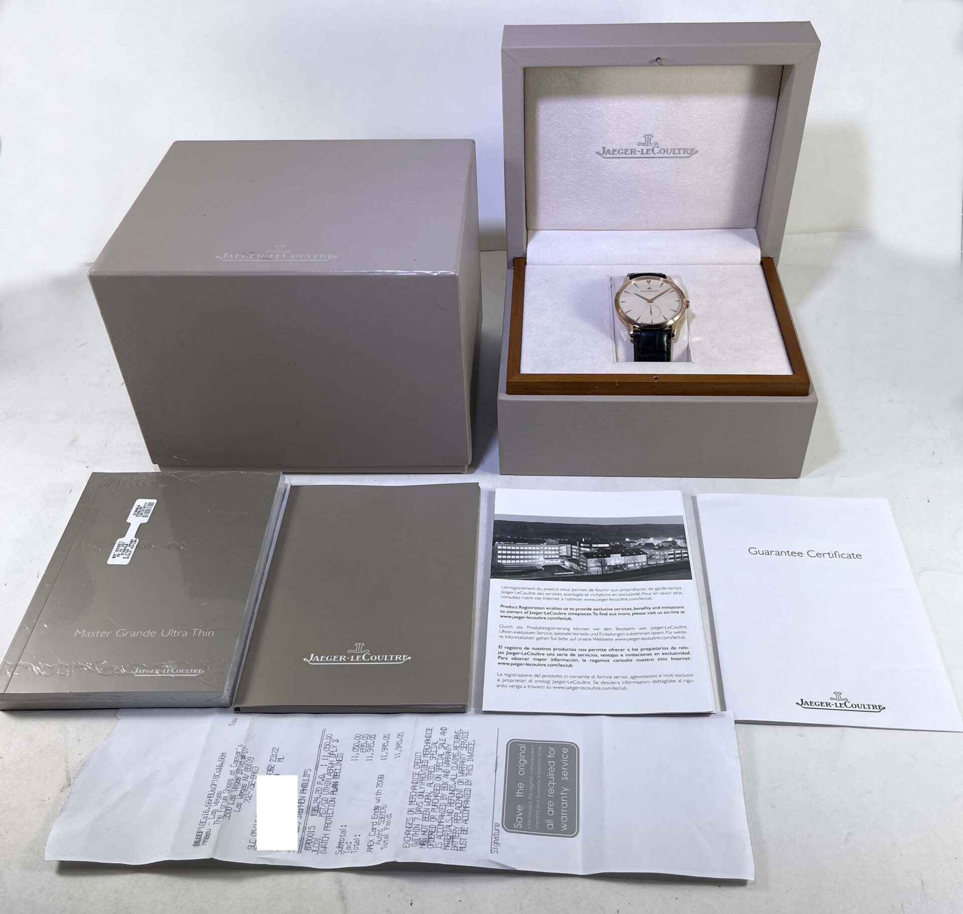 Jaeger LeCoultre Master Grande Ultra Thin 18k Rose Gold 40mm