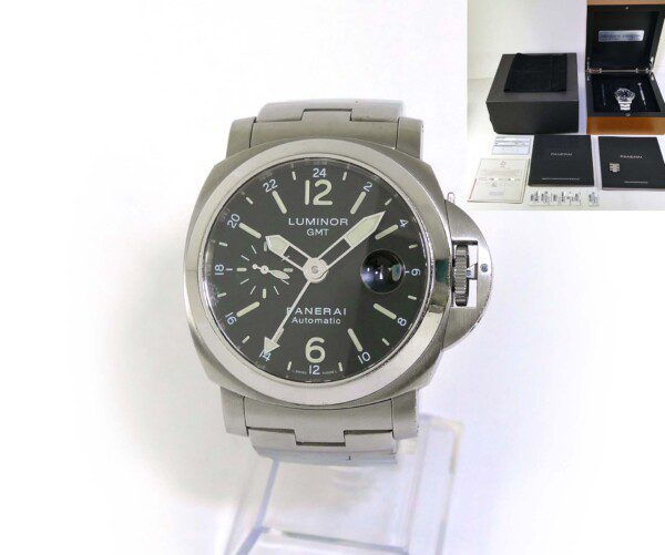 2016 Panerai Luminor GMT 44mm Black PAM297 PAM00297 Automatic Box