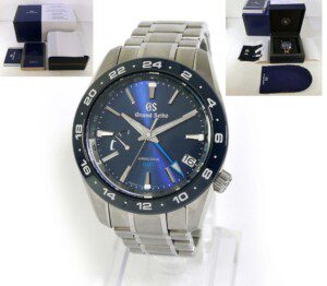 Grand Seiko GMT Spring Drive Blue