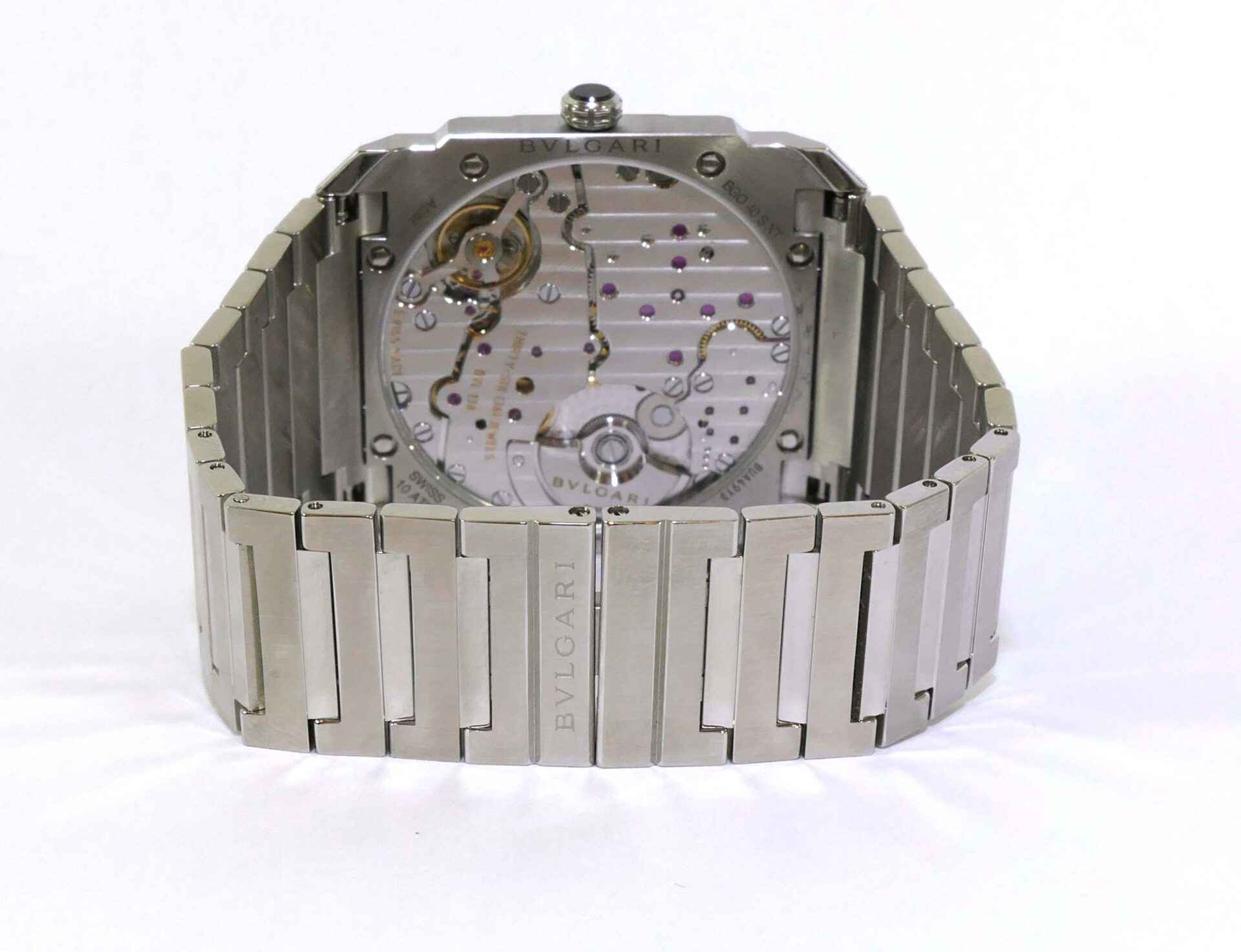 Bvlgari Octo Finissimo Titanium Ultra Thin Mens Watch 102713 Box Papers