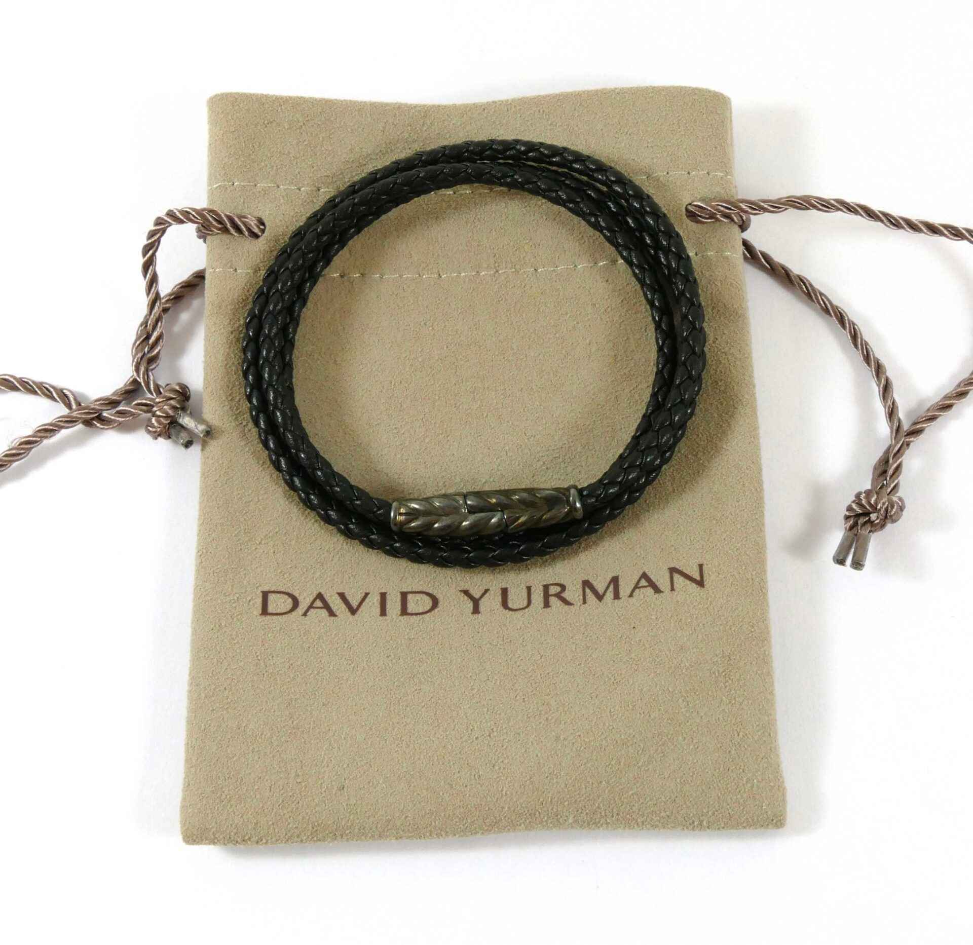 David Yurman Men's Chevron Triple-Wrap Bracelet