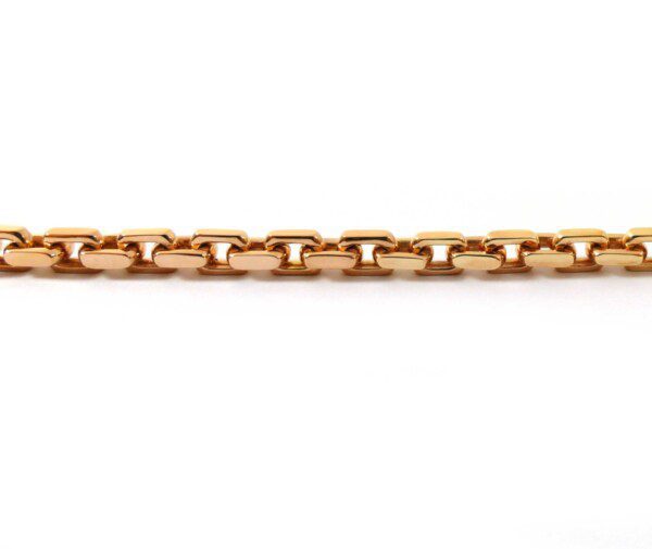 Diamond Link & Anchor Chain Bracelet, Rose Gold