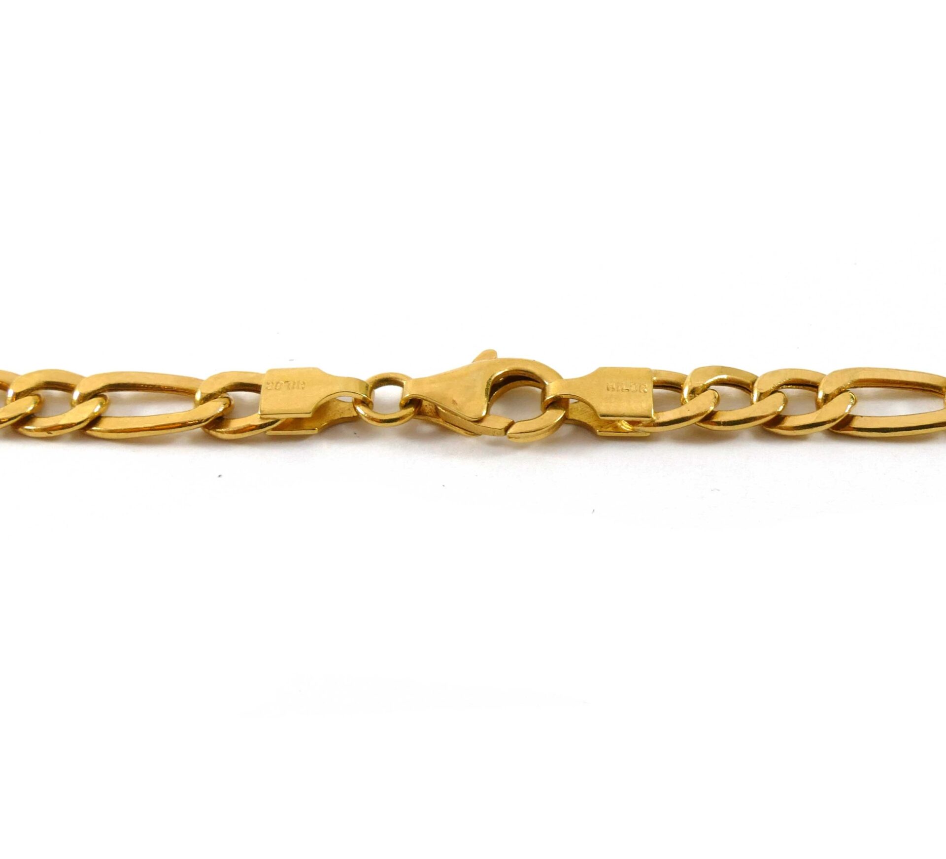 Figaro Link 14k Yellow Gold Chain Necklace 20