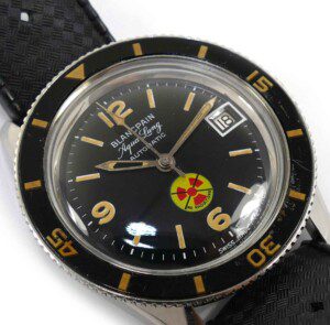 Vintage 1960s Blancpain Fifty Fathoms No Radiation Aqualung 2021 Factory Service