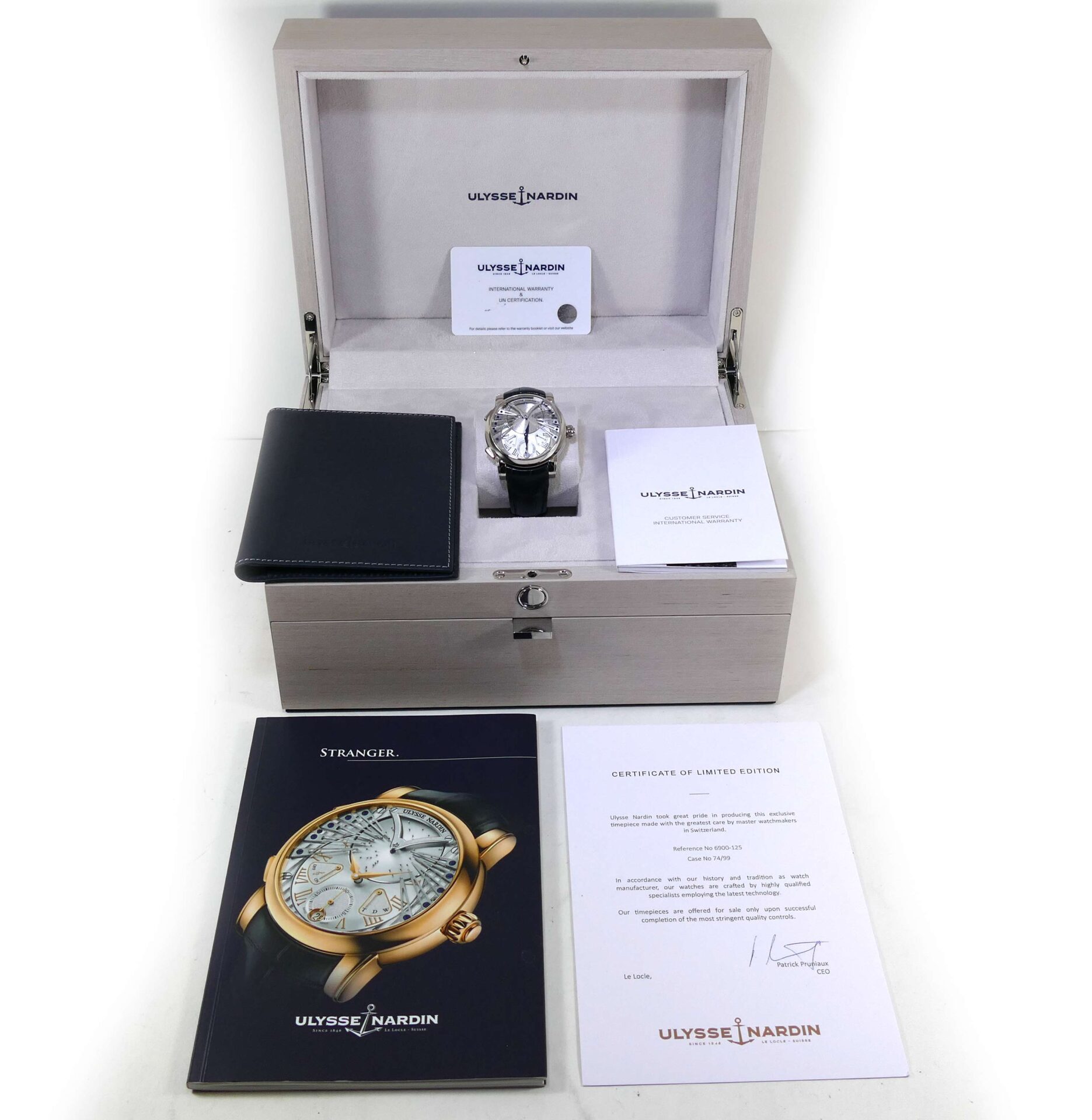 Ulysse Nardin Classico Stranger 18k WG 6900 125 45mm Sinatra 120k