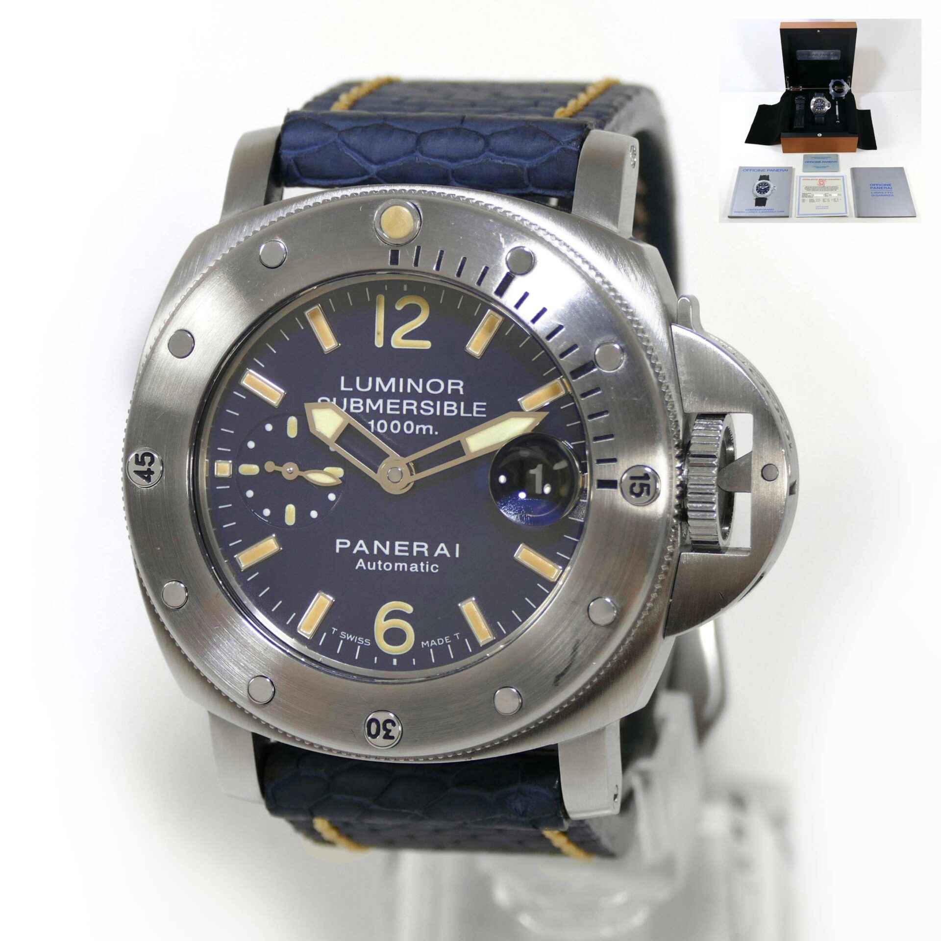 Panerai Luminor Submersible 1000m La Bomba PAM00087 44mm Box Papers