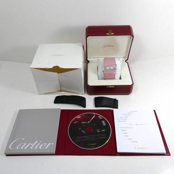 Cartier watch box online and papers