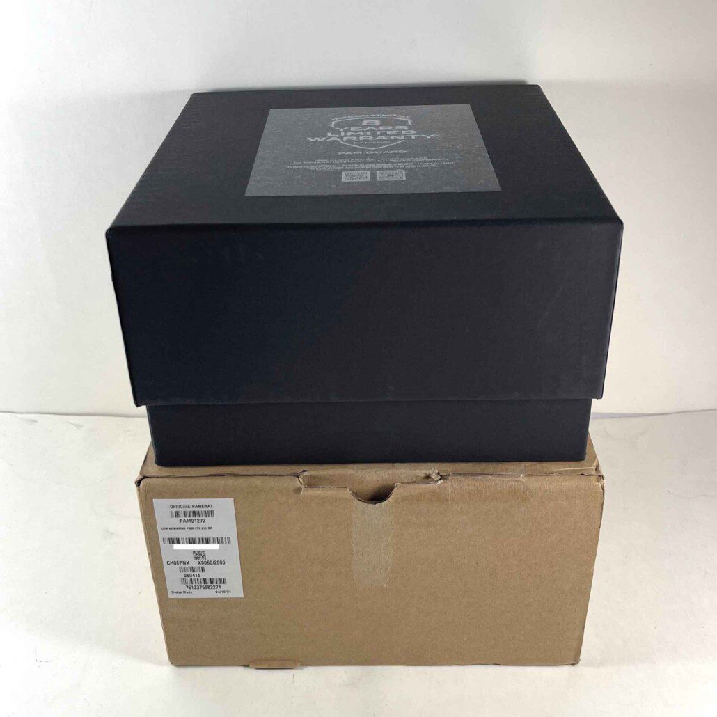 New Panerai Luminor Marina PAM01272 40mm Black Dial Box Papers | TNS ...