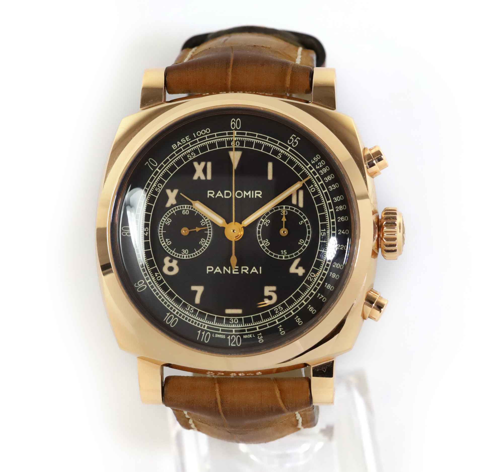 Mint Panerai Radiomir 1940 Chronograph Oro Rosso PAM00519