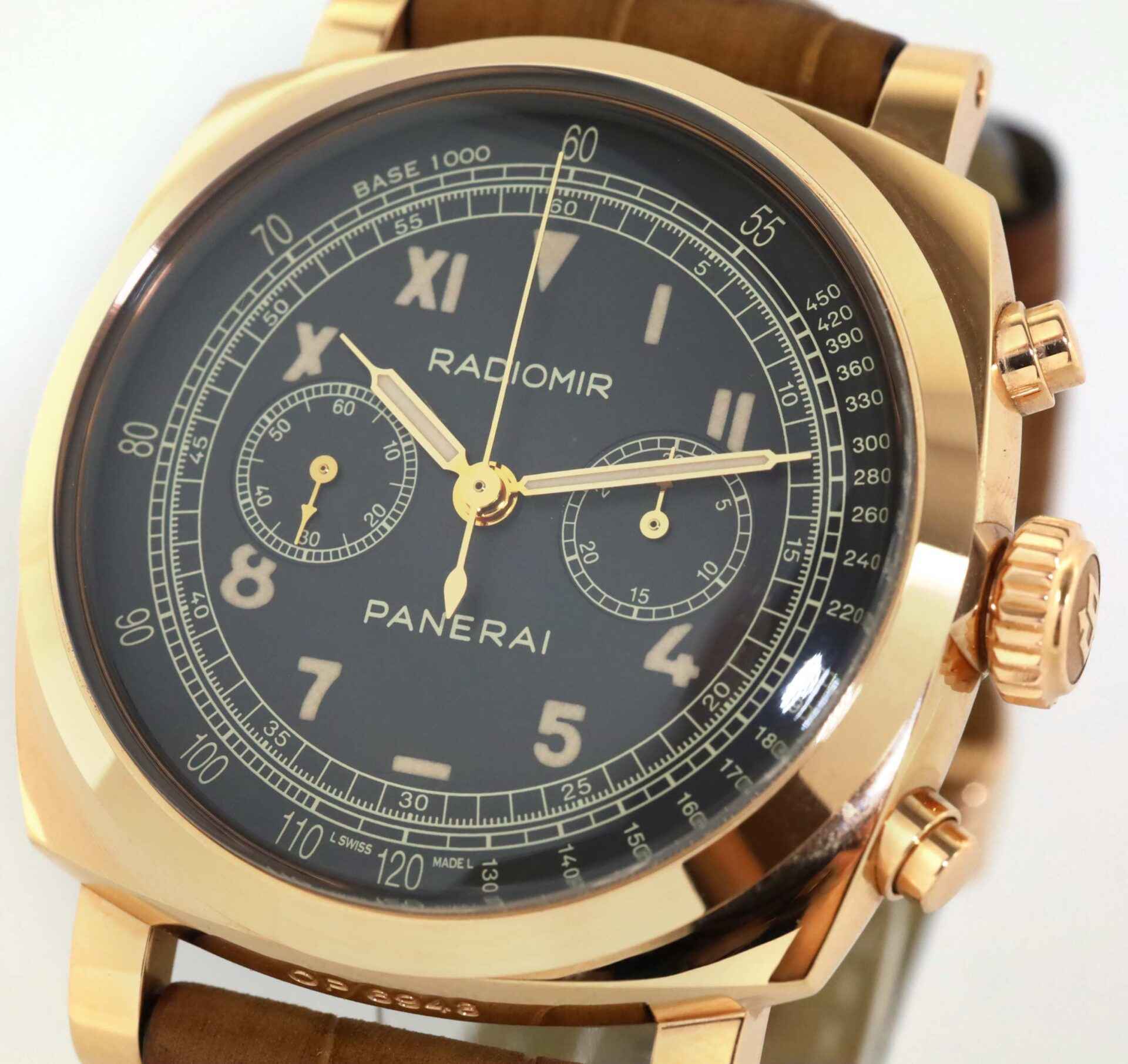 Mint Panerai Radiomir 1940 Chronograph Oro Rosso PAM00519 45mm