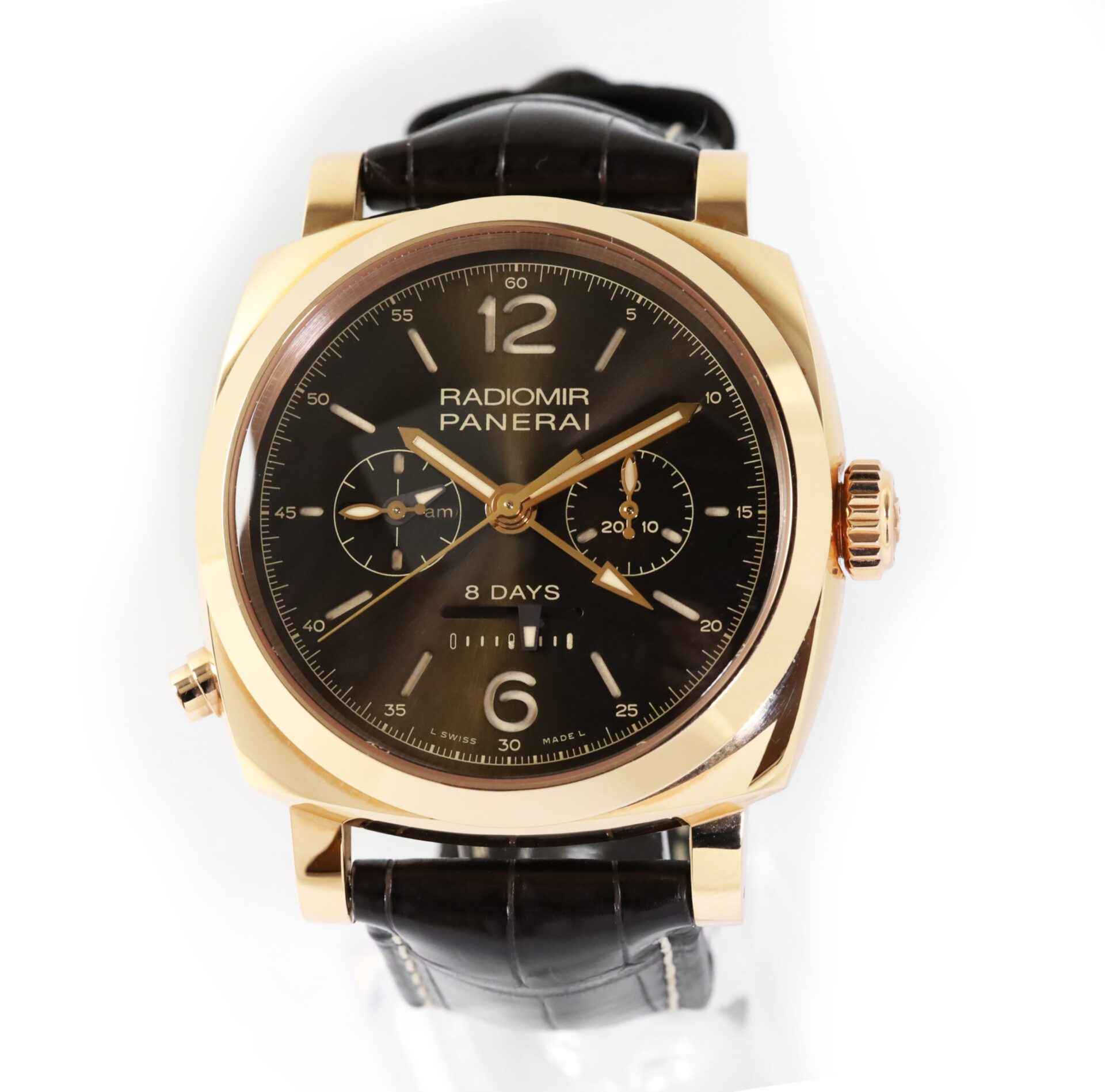 Mint Panerai Radiomir 1940 Chrono Oro Rosso Rose Gold 45mm