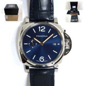 2022 Panerai Luminor Due Automatic PAM01274 42mm Blue Dial Box