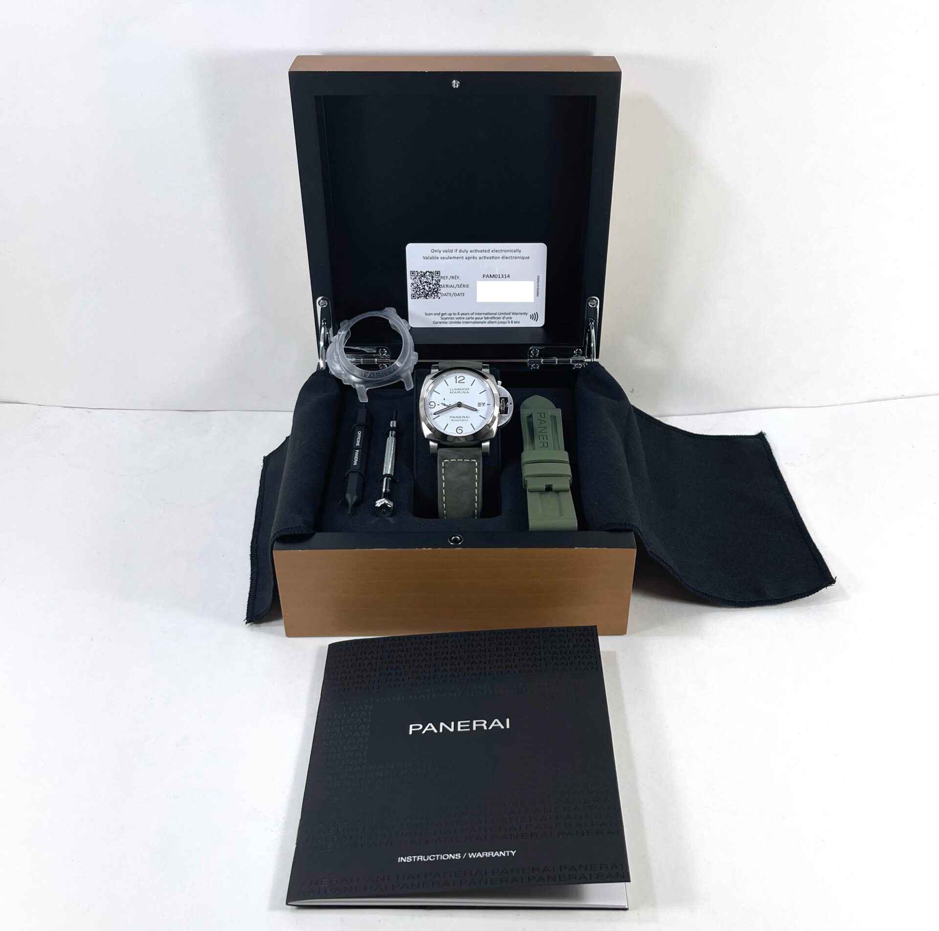 2022 New Panerai Luminor Marina 1950 PAM01314 44mm White