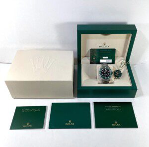 2022 Rolex Submariner 126610LV Starbucks Box, Card & Hangtag