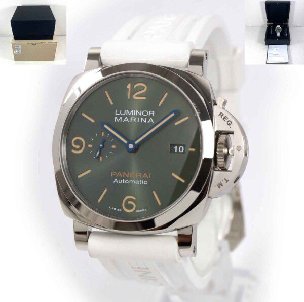 Panerai Luminor Marina Platinumtech 44mm PAM01116 Green Dial Box