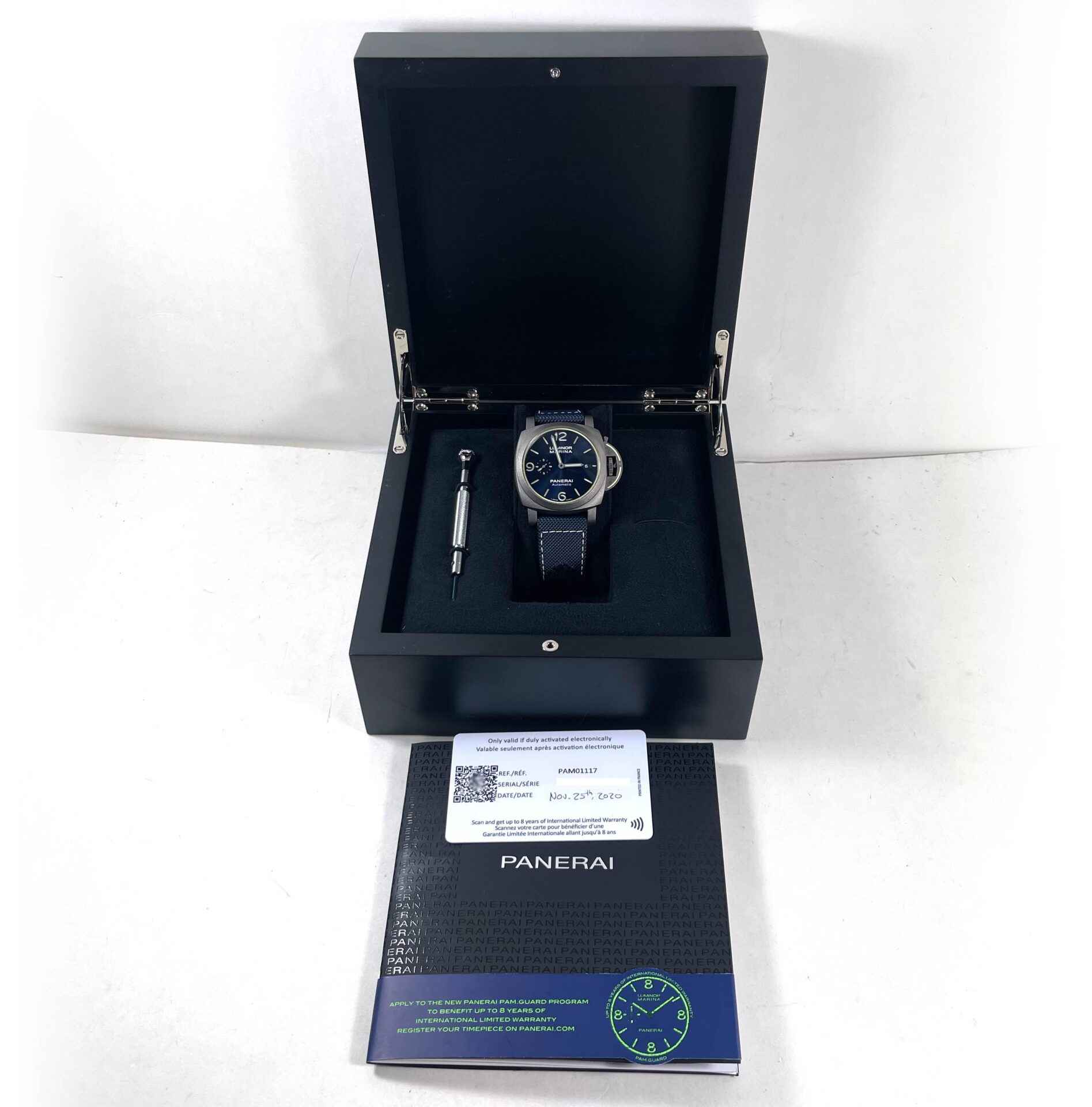 New Panerai Luminor Marina 70 Years PAM01117 44mm Titanium Blue Dial ...