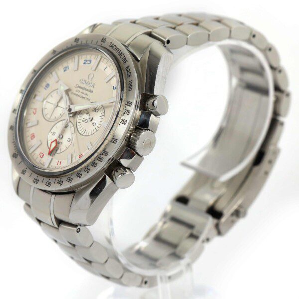 Omega Speedmaster Broad Arrow GMT 3581.30.00 44.25mm Box Papers