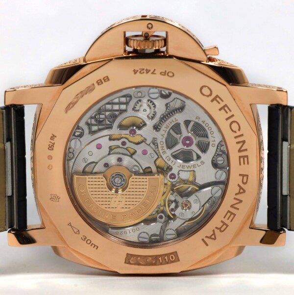 New Panerai Due Luminor Goldtech Firenze PAM01204 45mm Rose Gold