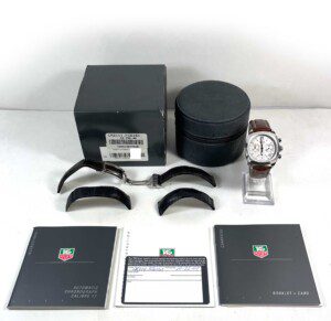 TAG Heuer Monza Re Edition CR2111.FC6162 38mm Ivory Dial Box Papers