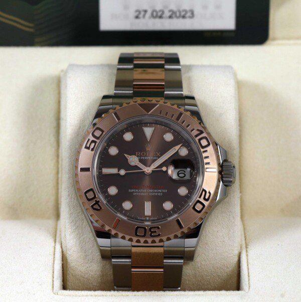 Rolex Yacht-Master 40mm Two Tone Chocolate Dial 126621 Unworn 2023