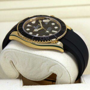 Rolex Yacht-Master 42mm 226658 yellow Gold Oysterflex Black Dial