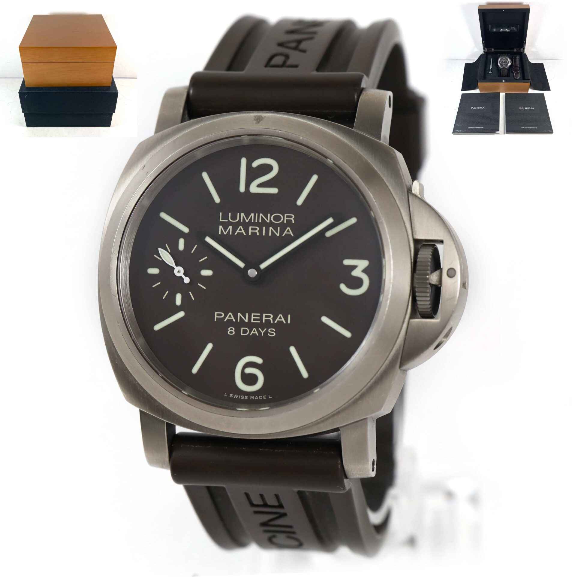 2018 Panerai Luminor Marina 8 Days PAM00564 44mm Titanium