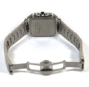Cartier Santos de Cartier Medium Pave Dial Watch
